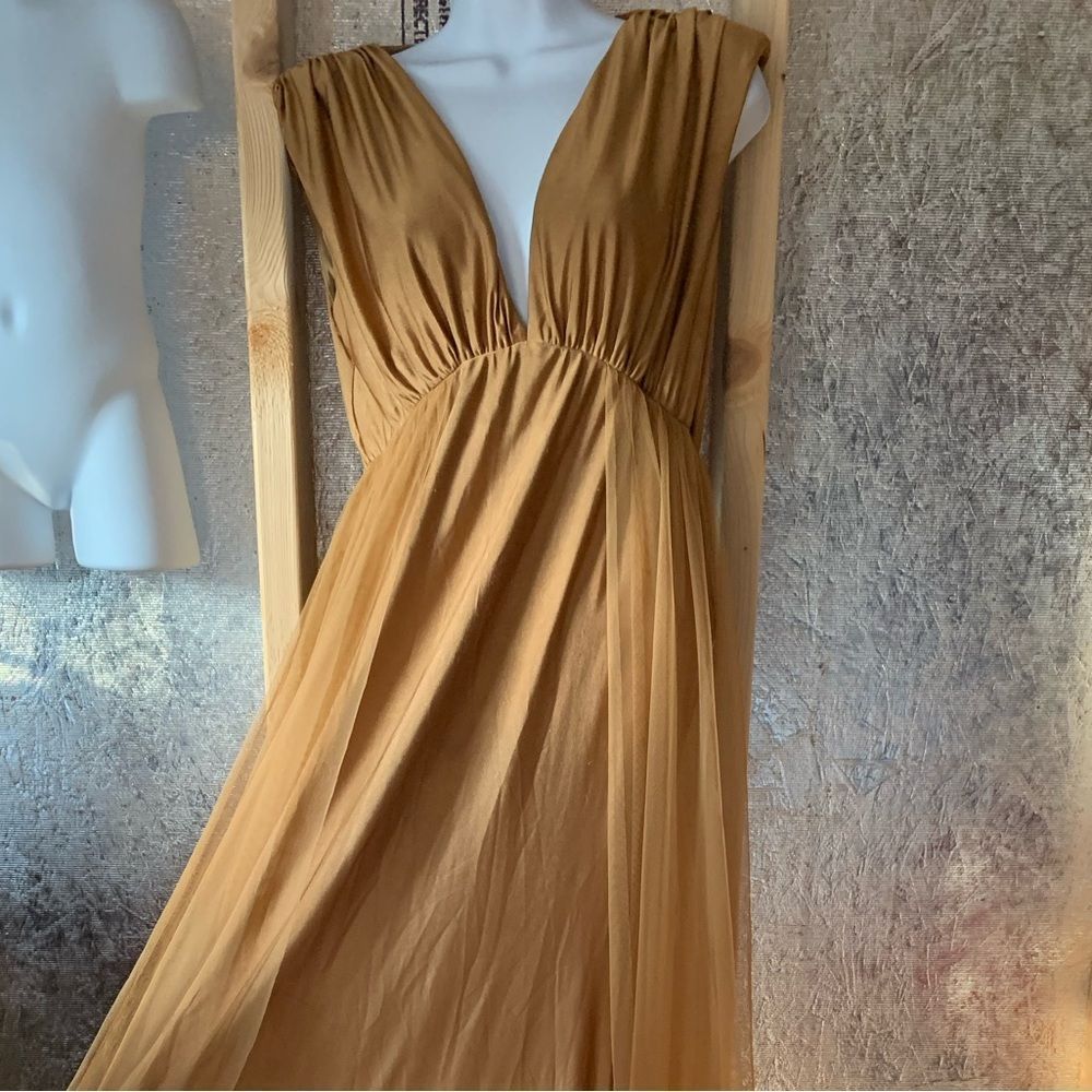 Gold Chic Bump Club Dress
